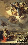 Giambattista Tiepolo Hl. Thekla erlost Este of the plague USA oil painting artist